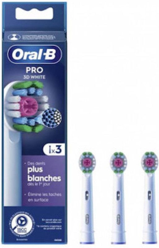 Oral-B 3D White Pro - Opzetborstels 3 Stuks