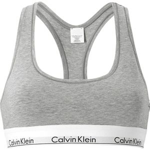 Calvin Klein Modern Cotton Top Dames - Grijs - Maat L