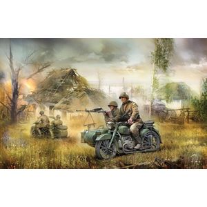 Zvezda - Soviet Wwii Motorcycle M-72 (Zve3639) - modelbouwsets, hobbybouwspeelgoed voor kinderen, modelverf en accessoires