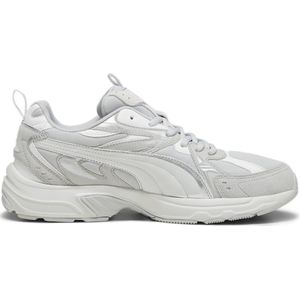 PUMA Milenio Tech Suede Unisex Sneakers - Cool Light Gray-Feather Gray-PUMA White - Maat 42