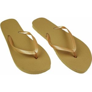 Slippers - Taupe - Maat 38/39 - Teenslippers - Ibiza slippers - Lente