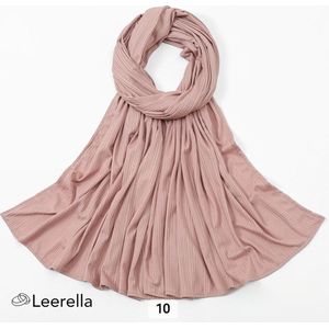 Leerella Oogverblindende Dames Sjaals – Hijab Lichtroos CLR10- Monochrome Strepen in Nieuwe Mode 170x70cm: Een Perfect Moederdag, Verjaardag of Valentijnsdag Cadeau - Beschikbaar in 15 Prachtige Kleuren!