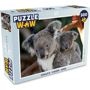Puzzel Koala's - Vader - Kind - Kinderen - Jongens - Meisjes - Legpuzzel - Puzzel 500 stukjes