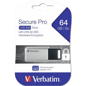 Verbatim USB-sticks 64GB Secure Pro