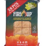 Fire-Up Barbecue aanmaakblokjes - 28x - reukloos - niet giftig - BBQ
