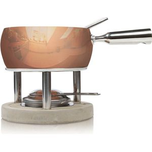 Boska Fondueset Koper - Kaas fondue - voor 1300 gram Kaas - 1,7 L