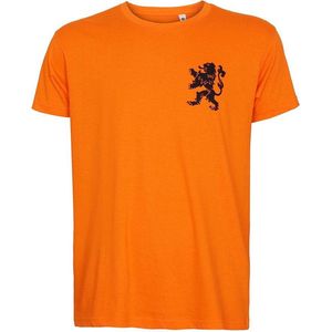Oranje T-shirt ""Johan Cruijff"" Nummer 14 - Nederlands Elftal - Katoen - Senior-XXL