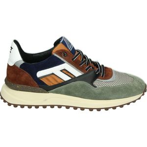 Floris van Bommel NOPPI 29.14 - Lage sneakersHeren sneakersVrije tijdsschoenen - Kleur: Groen - Maat: 40.5