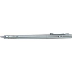 Wedo Laserpen 4 in 1 - Zilver - Laserpointer, pen, PDS Pen, Led-Licht, puntprojectie