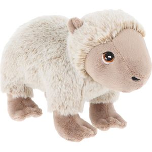 Keel Toys Pluche Capybara Knuffeldier - Grijs - Staand - 20 cm - Luxe Kwaliteit Knuffels