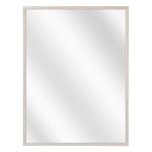 Spiegel met Luxe Aluminium Lijst - Wit Eik - 30x40 cm