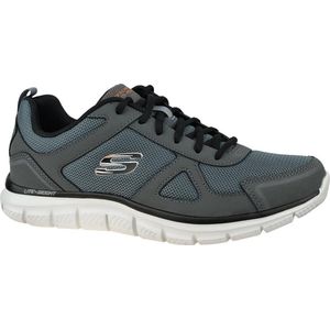 Skechers Track-Scloric 52631-CCBK, Mannen, Grijs, Sneakers,Hardloopschoenen, maat: 42,5