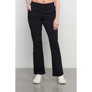 &Co WOMAN - Travel Broek Flared Penelope - zwart - maat M