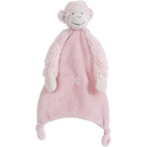 Happy Horse Aap Mickey Knuffeldoekje - Roze - Baby cadeau