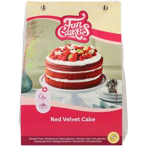 FunCakes Bakmix voor Red Velvet Cake - Cakemix - Taartmix - Glutenvrij - 400g