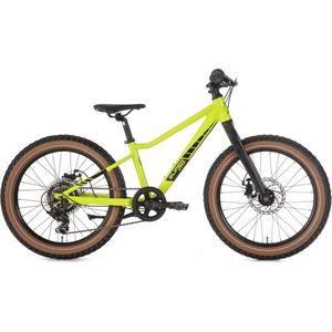 SuperSuper Xplore Kinder Mountainbike 24 inch - 7 versnellingen - Geel/Groen