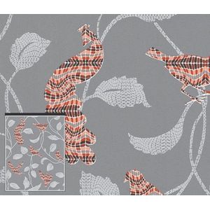 Rasch Funky Flair Vliesbehang Vogels 721713