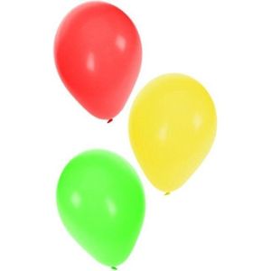 Ballonnen - Rood, geel & groen - 36st.