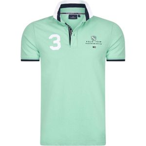 HV Society Korte mouw Polo shirt - 0403103515 Carvell MidGroen (Maat: XXXL)