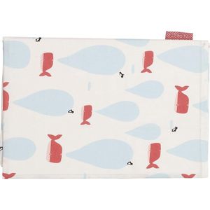 Pericles Bedomtrek Oceaan Katoen 180 X 135 Cm Wit/blauw/rood