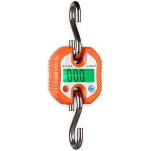 Spaarpot volwassenen digitale bagageweegschaal - keukenweegschaal - 3 weegeenheden - 0-100 kg/50 g 100-150 kg/100 g - oranje spaarpot volwassenen