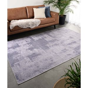 Vintage vloerkleed - Fade Mystic grijs 76x150 cm