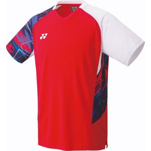 Yonex 10572EX Chinese team heren badminton sportshirt - rood - maat M