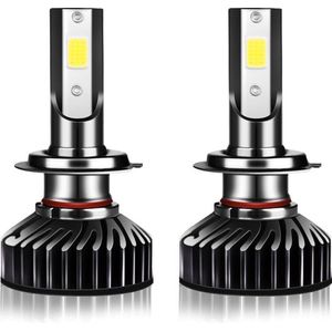 TLVX H7 Felle Auto LED lampen 2 stuks – Canbus ��– Goede pasvorm – Koplampen – 6000K wit licht – Autoverlichting – 12V – Dimlicht – Grootlicht – 7000Lumen (2 stuks)