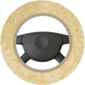 Walser Stuurwielhoes lamsvel - stuurwielhoes in beige