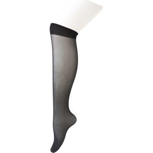 Dames Kniekousen - Pantykousjes - Zwart - 40 Denier - 5 Paar - One Size