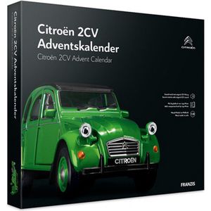 1:43 Franzis 55154-2 Citroen 2CV Adventskalender Plastic Modelbouwpakket