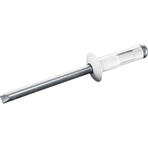 GOEBEL® - 1000 x Gelakte Multi-Grip blindklinknagels (Ø x L) 4 x 10 mm - Alu Aluminium AlMG 2,5 / Staal verzinkt - Vlakke kop - RAINBOW MULTI - 7901040103 - Popnagel
