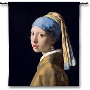 Wandkleed Meisje met de Parel - Johannes Vermeer - 150x170 cm