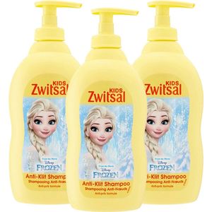 Zwitsal - Disney Frozen - Anti Klit Shampoo - 3 x 400ml - Voordeelpack