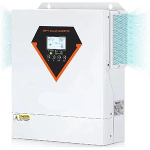 Omvormer - Inverter voor Zonnepanelen - Hybride Zonne-omvormer - 5500W - Pure Sine Wave Off-Grid Inverter met Acculader - 230V AC - Ondersteunt Zonnepaneel & Netstroom Opladen - Voor Zelfvoorzienende Energie
