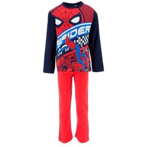 Spiderman pyjama - 100% katoen - Spider-Man pyama - maat 128 - rood