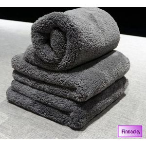 Finnacle - Microvezeldoek Grijs - 40 x 40 cm - Auto droogdoek | Wassen | Detailing | 5 stuks