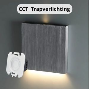 Trap Verlichting -Nacht Verlichting - Inbouw - CCT - 1,5WATT - Trapverlichting - Trap Led - Inclusief Lamp - Met Opzetstuk Wisselbaar
