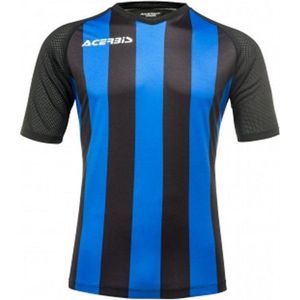 Acerbis Sports JOHAN STRIPED S/SL JERSEY (Sportshirt) BLACK/ROYAL BLUE 5XS height JR: 156/165 .061 height JR: 108/119 .057