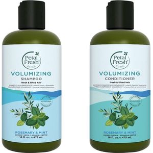 PETAL FRESH - Rosemary&Mint - Shampoo (475ml) & Conditioner 475ml) - 2 Pack