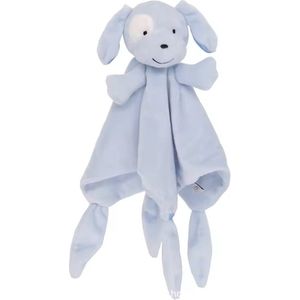 Blauwe - Hond - Knuffeldoekje - Baby - Peuter - Kleuter - Kraamcadeau - Babyshower - Babykamer Decor - Accessoires - Speelgoed- Kinderen - Kinderkamer- Kinderwagen Speeltje - Autostoelspeeltje - Jongen & Meisje - Baby knuffels