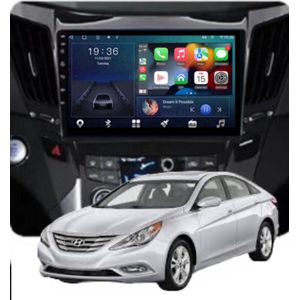ADIVOX 9 inch geschikt voor Hyundai Sonata 2011-2015 Android 14 2GB/32GB 8CORE Carplay/Auto/WiFi/RDS/DSP/5G/DAB+