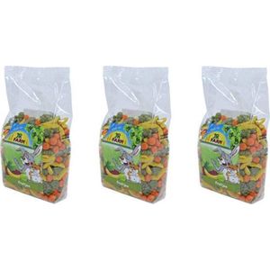 JR Farm - knaagdiersnack - fruitjes 150 gram - per 3 zakjes