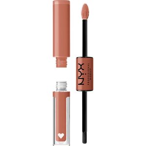 Nyx Professional Makeup Shine Loud High Shine Lip Color - Goal Crusher - Glanzende Vloeibare Lippenstift - Beige