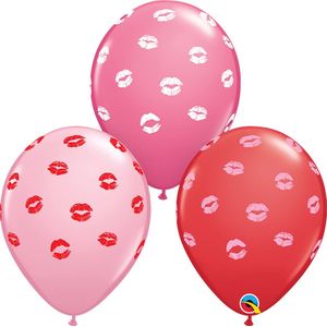 Qualatex - Qtex ballonnen Kissey Lips (25 stuks)