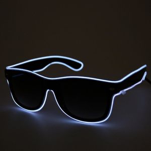 LED Bril Wit - Lichtgevende Bril - Bril met LED verlichting - Bril met Licht - Feestbril - Party Bril