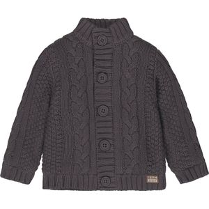 Dirkje - Boys Cardigan Grey - jongens vest - maat 80