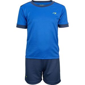 Avento Sportset Madrid - Junior - Blauw/Marine/Fluorgeel - 152