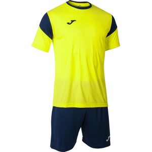 Joma Phoenix Voetbalset Korte Mouw Heren - Fluogeel / Marine | Maat: M