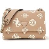 Guess Deesa Logo Mini Xbody Flap Dames Schoudertas - Taupe